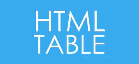 Create Table in HTML Create Table in HTML